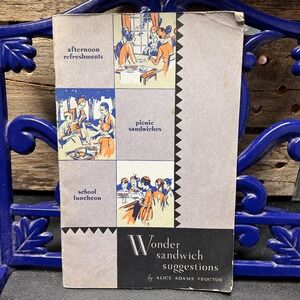 Wonder Sandwich Suggestions by Alice Adams Proctor 1930's Art Deco Vtg Pamphlet